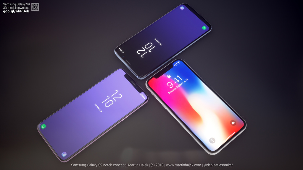 What If Samsung Had Copied the iPhone X&#039;s Notch [Images]