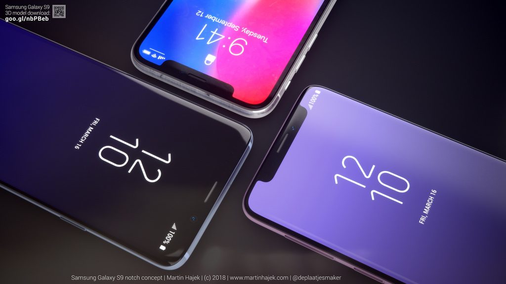 What If Samsung Had Copied the iPhone X&#039;s Notch [Images]