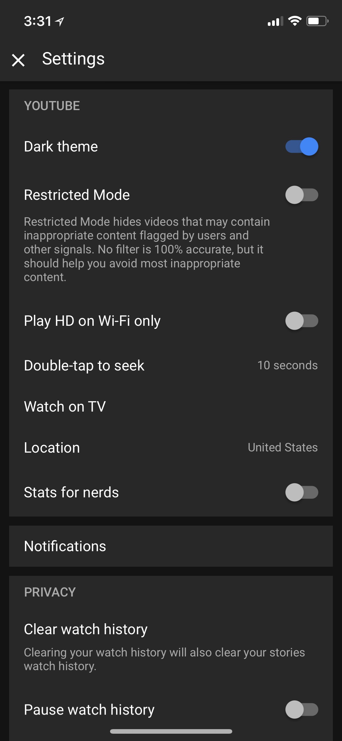 YouTube App Updated With Dark Mode