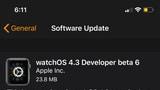 Apple Seeds watchOS 4.3 Beta 6 to Developers [Download]