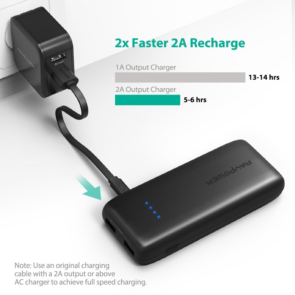 RAVPower 12000mAh Power Bank on Sale for Just $13.79 [Deal]