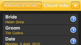 iPhone App for Wedding Photographers