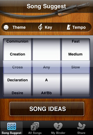 An iPhone App for Worship Leaders