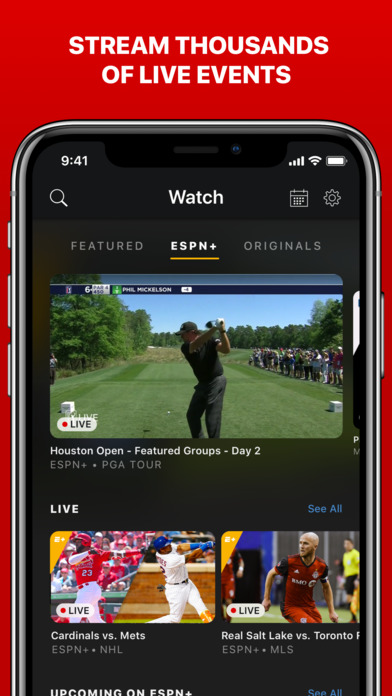 ESPN App Updated With New ESPN+ Streaming Service