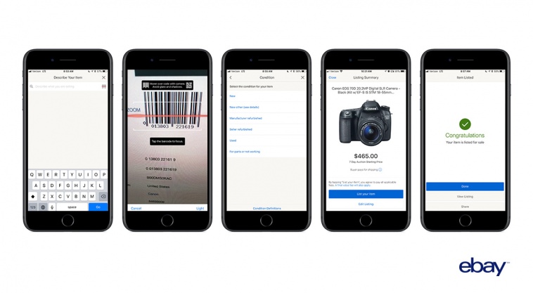 eBay Now Lets You List an Item in Seconds by Scanning its Barcode