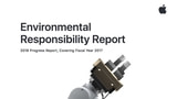 Apple Releases 2018 Environmental Responsibility Report