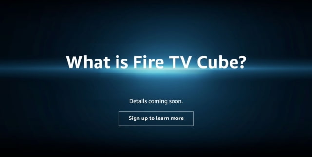 Amazon Confirms Upcoming Fire TV Cube