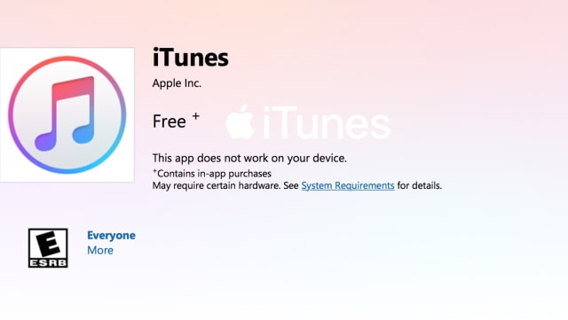 iTunes is Now Available on the Microsoft Store