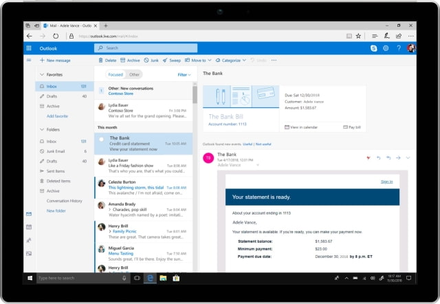 Microsoft Announces Numerous New Features for Calendar, Mail, Mobile Outlook