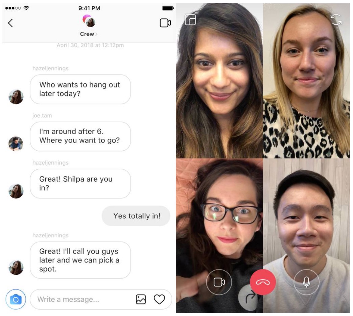 Instagram Announces Video Chat, New Explore, Sharing to Stories, Camera Effects Platform