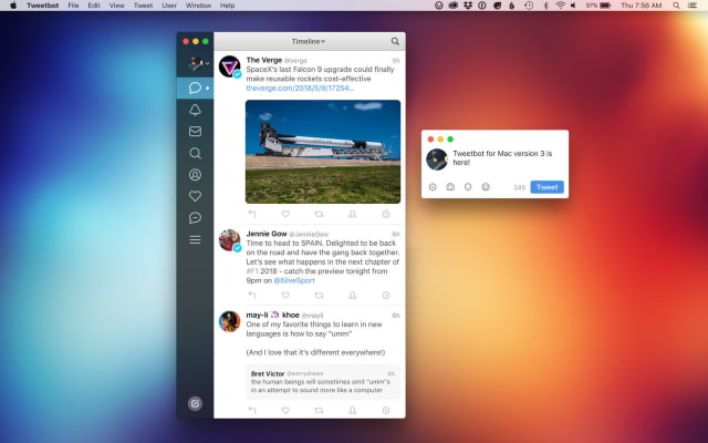 Tapbots Releases Tweetbot 3 for Mac