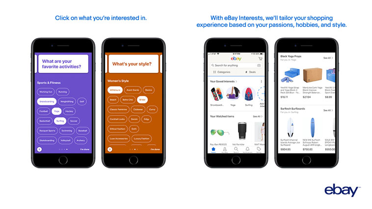 eBay Launches New Personalized Shopping Experience Based on Your Interests
