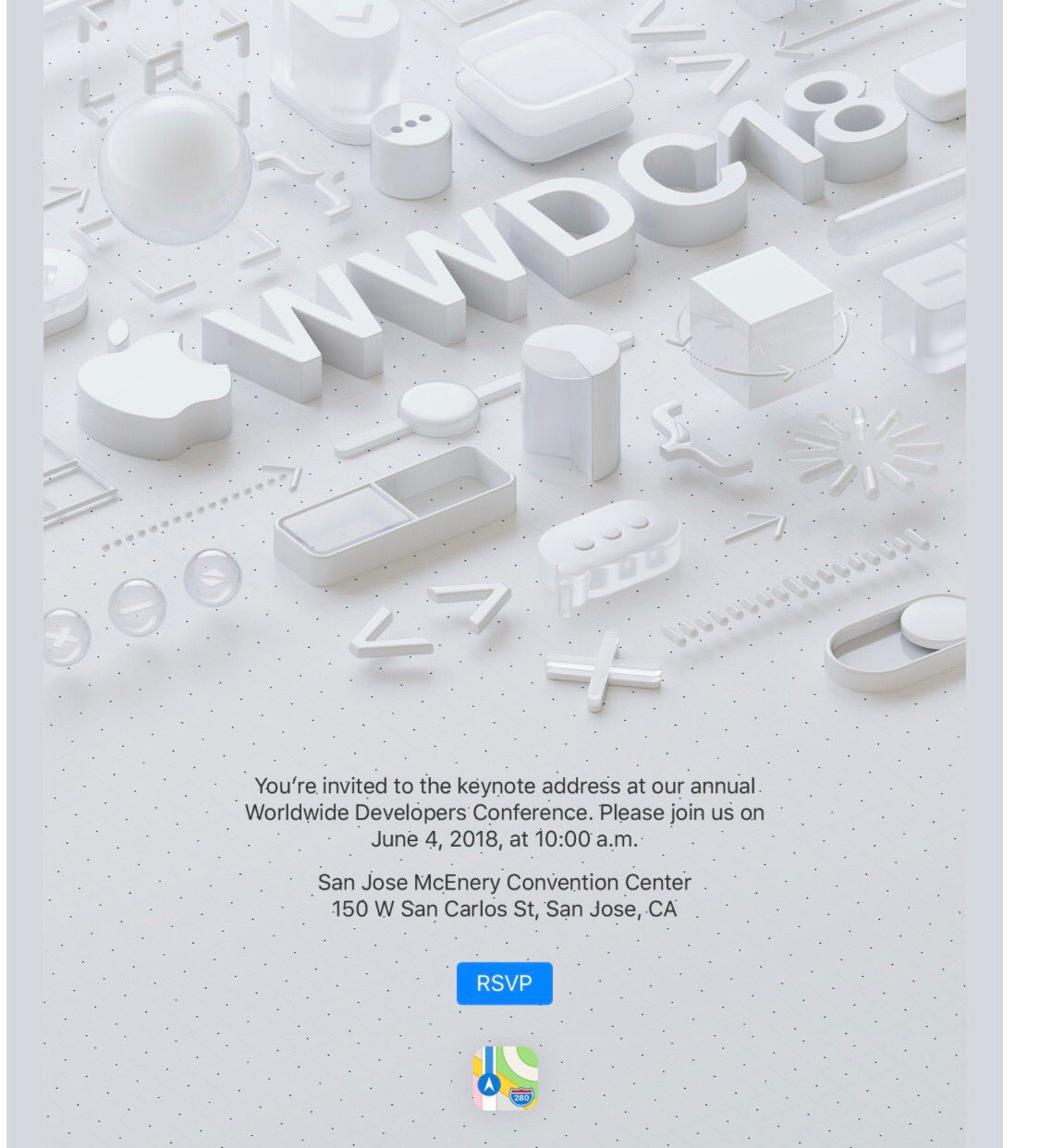 Apple Sends Out Invites to WWDC 2018 Keynote on June 4th