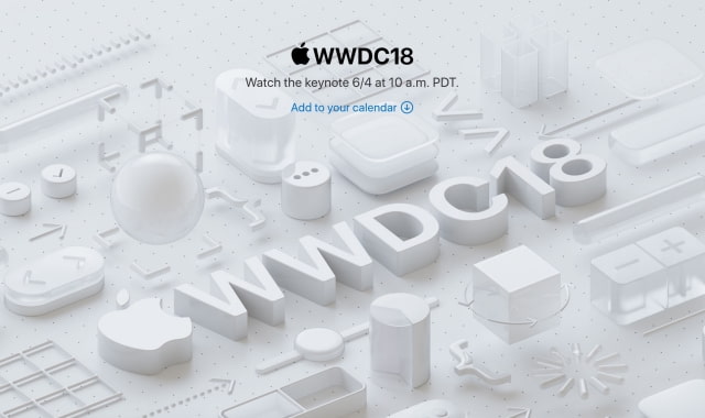 Apple Will Live Stream the WWDC 2018 Keynote Address