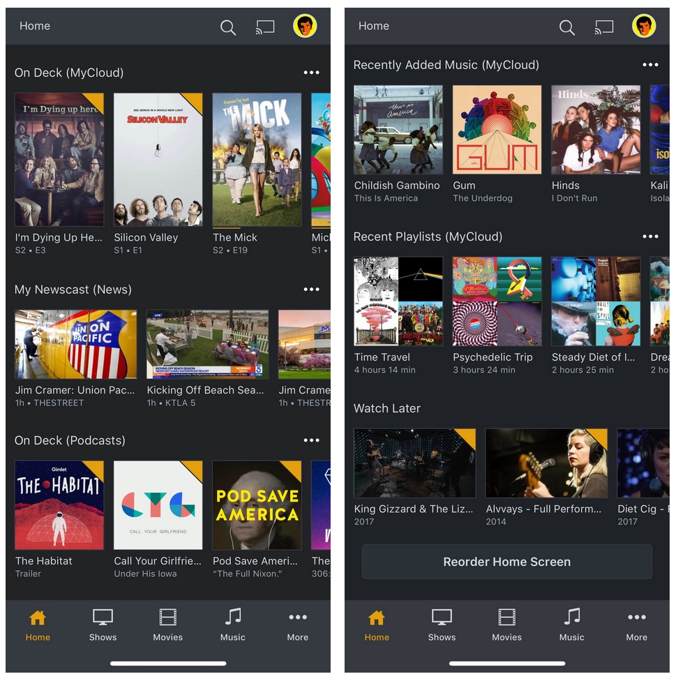 Plex Gains Podcasts Support, Homescreen Personalization, More