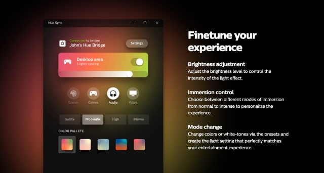 philips hue sync app