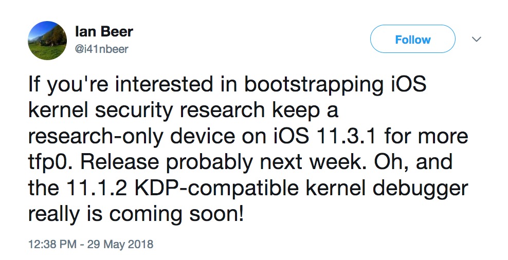 Electra Jailbreak for iOS 11.3.1 Coming Soon