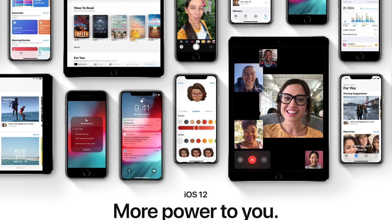 Apple Officially Unveils iOS 12 With Group FaceTime Calling, Memoji ...