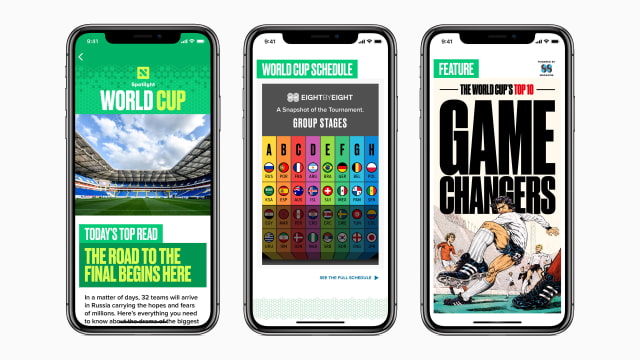 Apple Announces World Cup Coverage in Apple News, TV App, Podcasts, More
