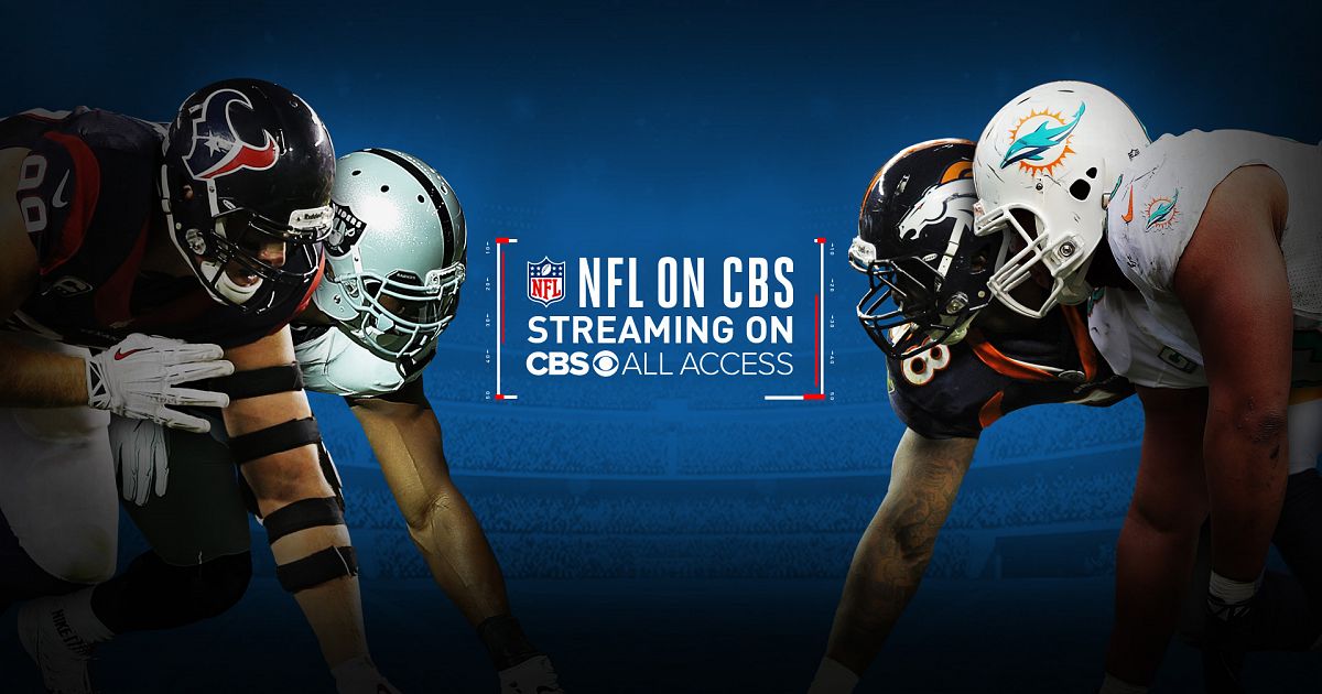 CBS All Access to Stream NFL Games to Mobile Devices Through 2022