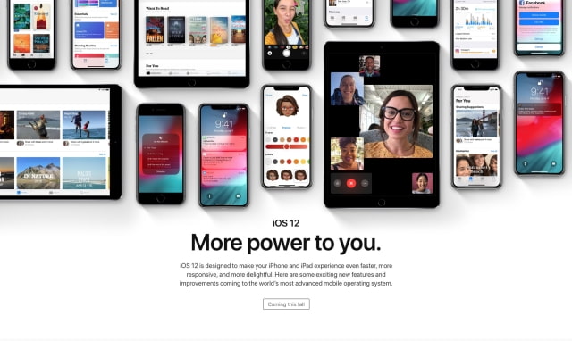 Apple Releases First Public Beta of iOS 12