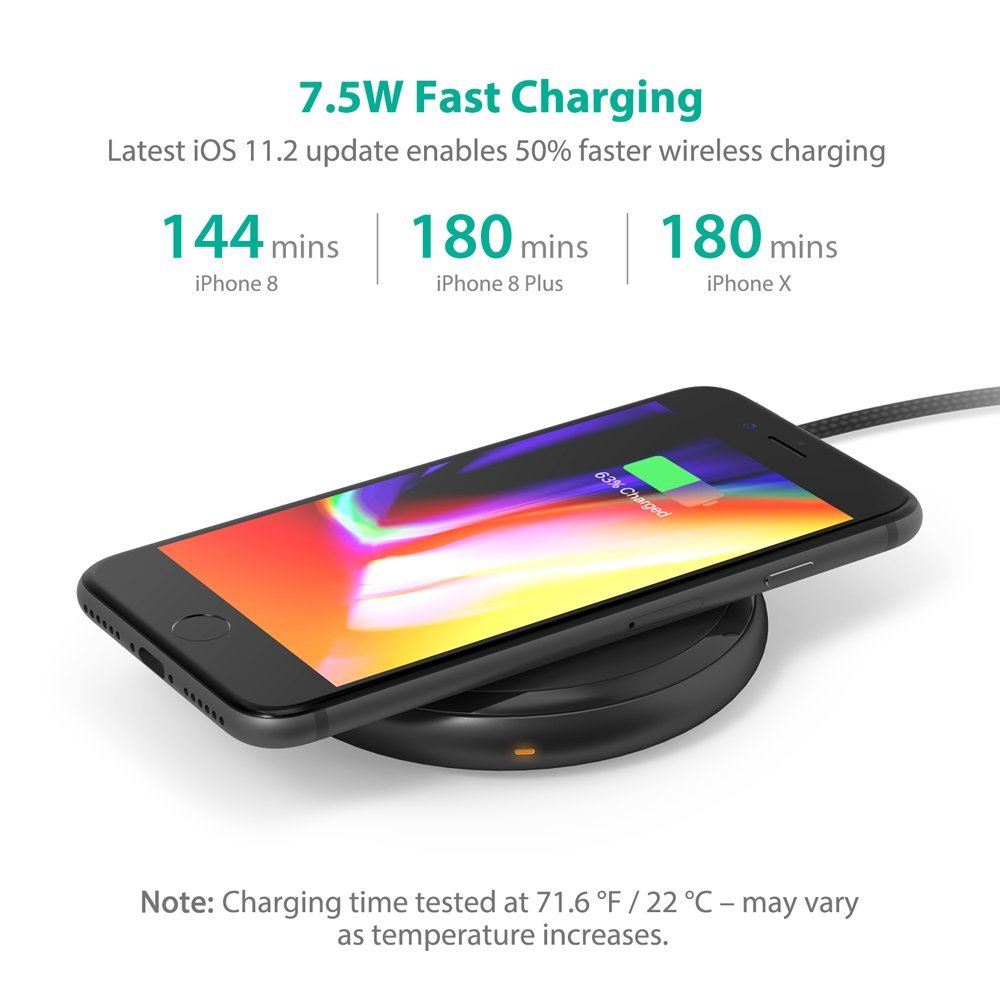 RAVPower Fast Wireless Charger On Sale for $23.99 [Deal]