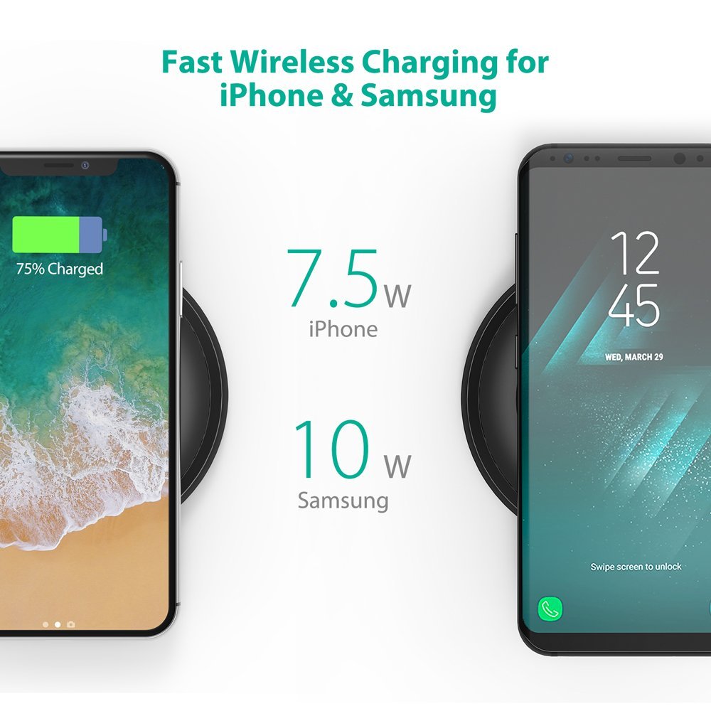 RAVPower Fast Wireless Charger On Sale for $23.99 [Deal]