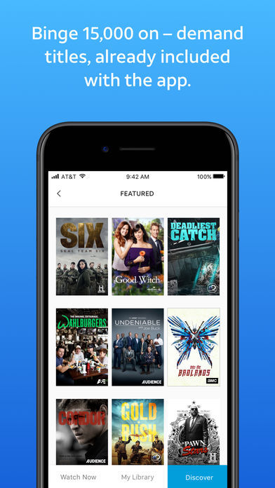 AT&T Releases WatchTV App for iOS and tvOS
