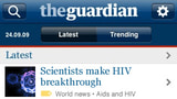 The Guardian Newspaper Releases an iPhone App