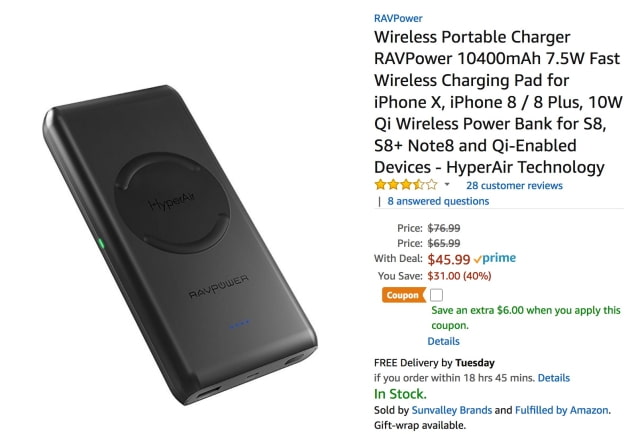RAVPower Wireless Chargers On Sale for Up to 52% Off [Deal]