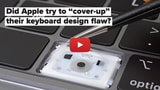 New MacBook Pro Keyboard Features Thin Silicone Barrier Under Its Keycaps [Video]