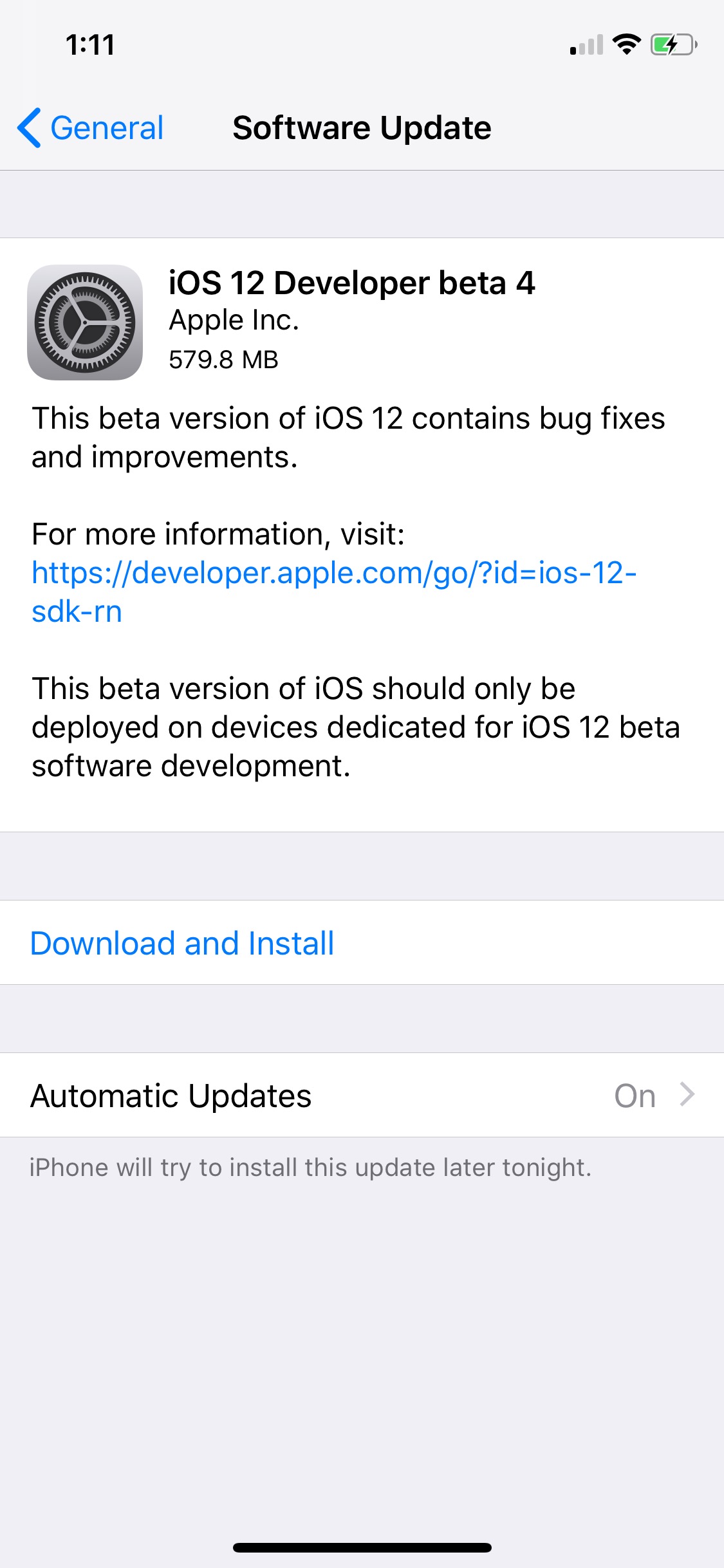 Apple Releases iOS 12 Beta 4 [Download]