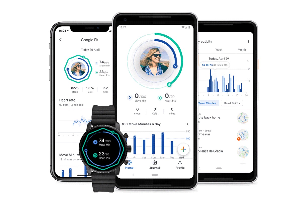 Google Fit Updated With Activity Rings