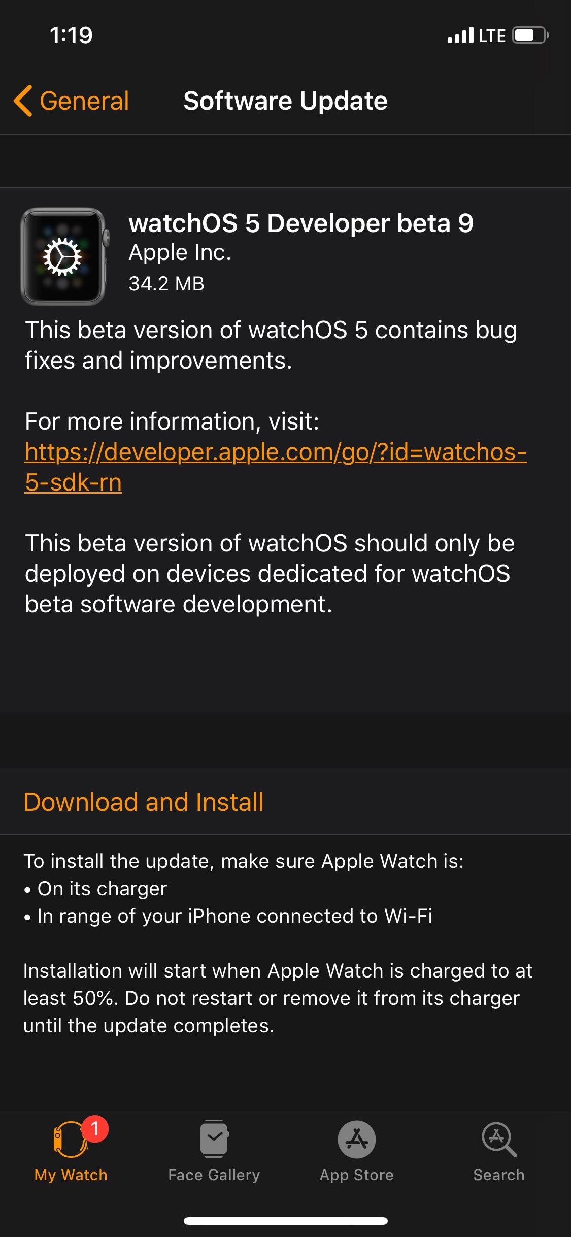 Apple Seeds watchOS 5 Beta 9 to Developers [Download]