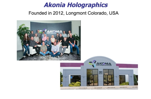 Apple Acquires Akonia Holographics