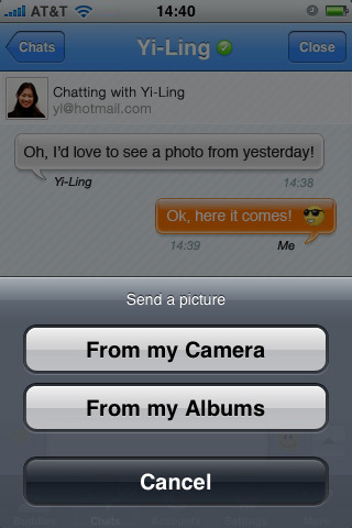 eBuddy for iPhone Adds Landscape Mode, Picture Save