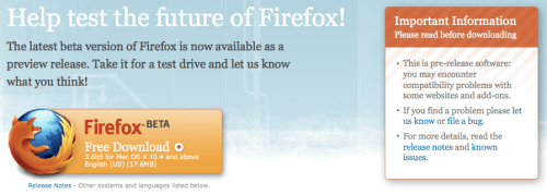 Firefox 3.6 Beta 5 is Now Available for Download