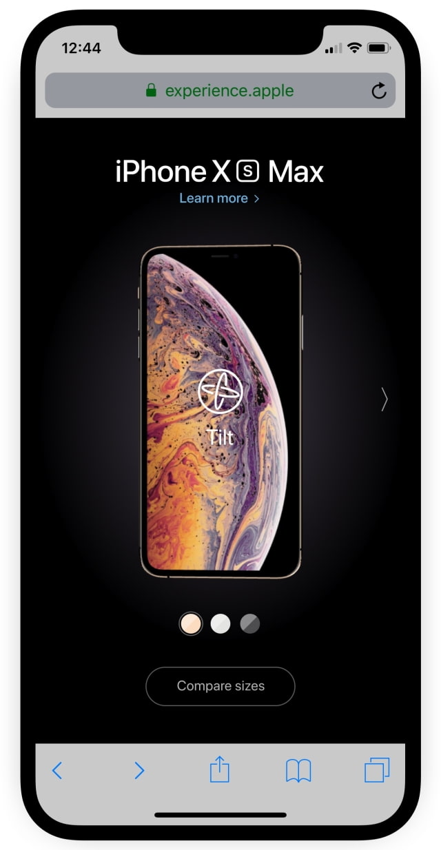 Apple Launches iPhone XS Microsite Using .Apple Domain