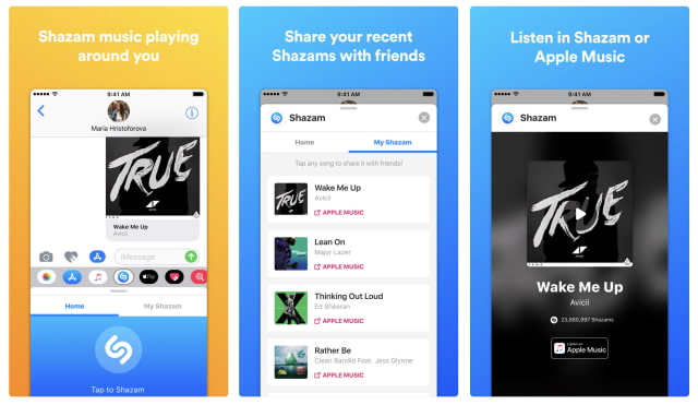 Apple Updates Shazam With Support for iOS 12, New &#039;Shazam for iMessage&#039; App