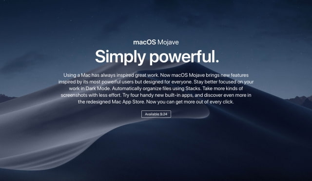 Apple Officially Releases macOS Mojave 10.14 [Download]