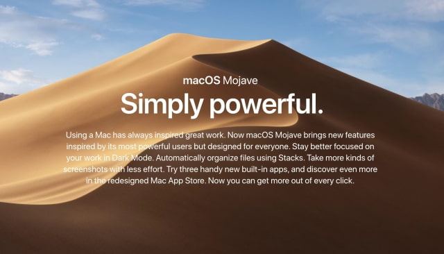Apple Seeds macOS Mojave 10.14.1 Beta to Developers [Download]