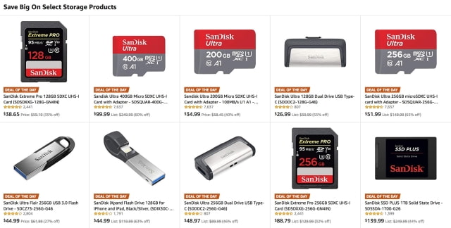 SanDisk Memory Cards, Flash Drives, and SSDs On Sale [Deal]