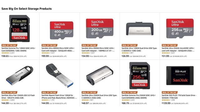 SanDisk Memory Cards, Flash Drives, and SSDs On Sale [Deal ...
