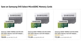 Samsung MicroSD EVO Memory Cards Drop to Their Lowest Price Ever [Deal]