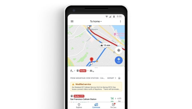 Google Updates Google Maps With New Commute Features, Apple Music Integration