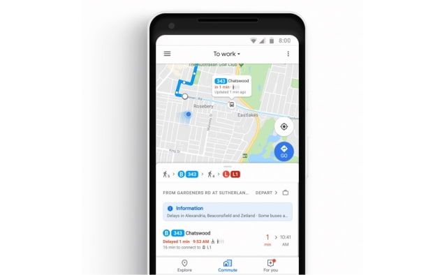 Google Updates Google Maps With New Commute Features, Apple Music Integration