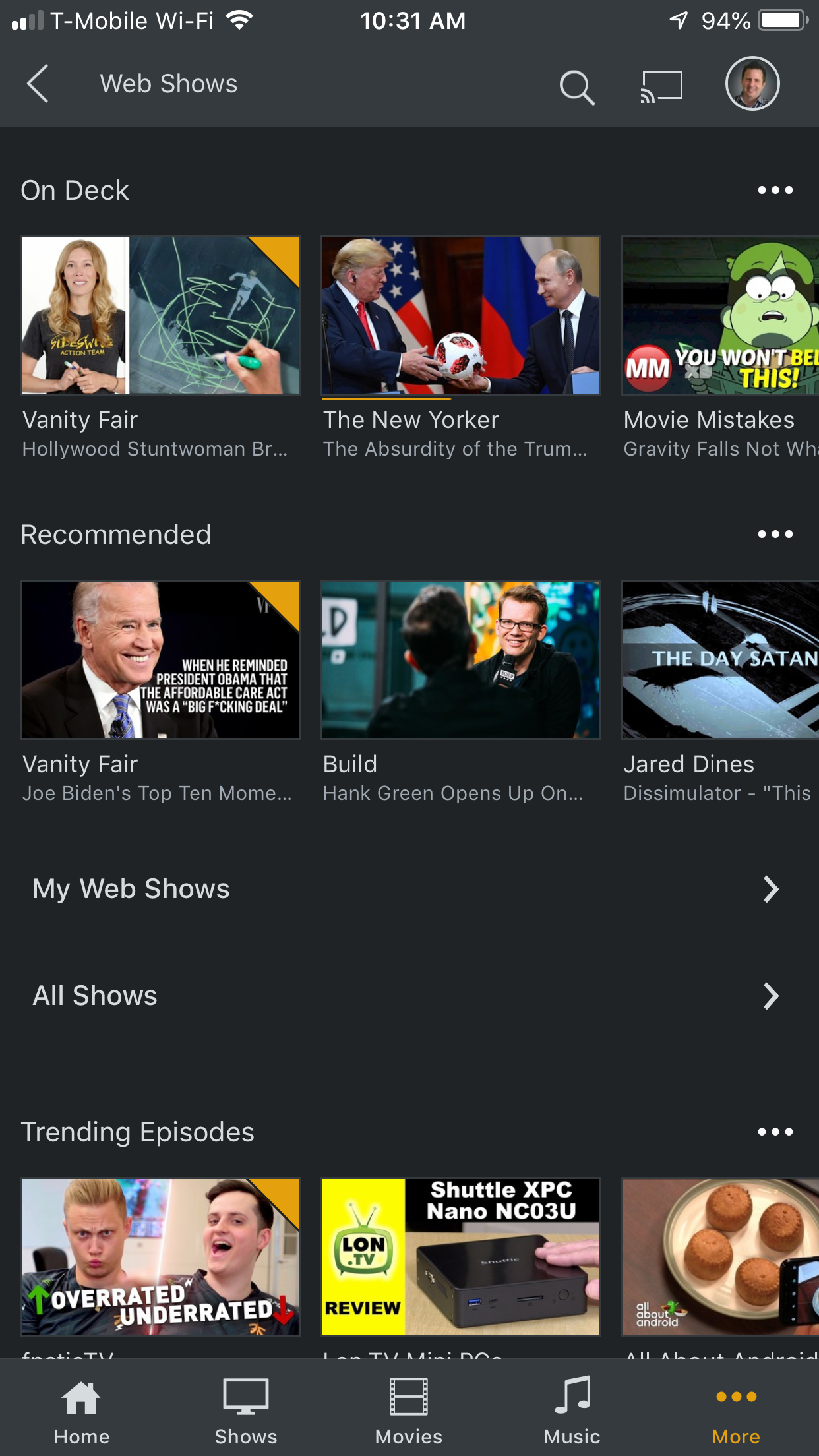 Plex Introduces New Web Shows Feature