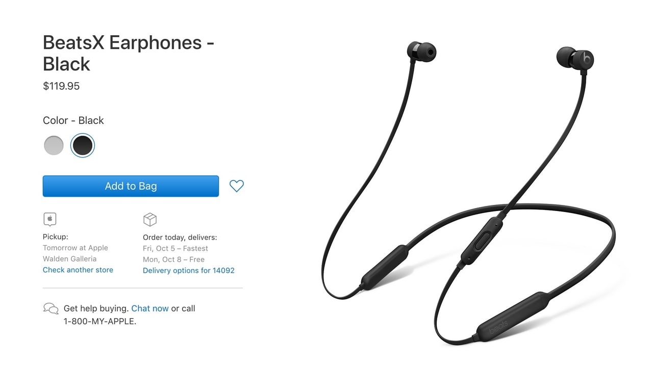 Apple Drops Price of BeatsX Earphones 