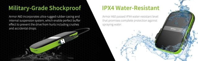 Silicon Power 2TB External HD With IPX4 Water-Resistance On Sale for $64.99 [Deal]