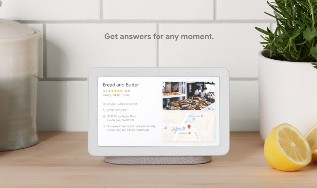 Google Unveils &#039;Home Hub&#039; to Compete With Echo Show [Video]